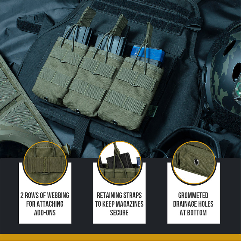 Mag Pouch 07 丨 MOLLE System & Quick-Release Insert